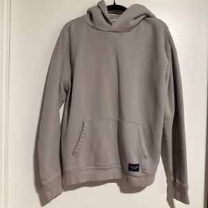 Abercrombie & Fitch Soft AF Gray Relaxed Hoodie